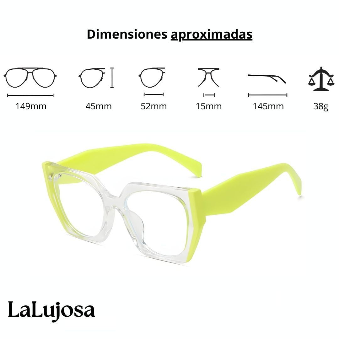 Vanessa Transparentes y Amarillo